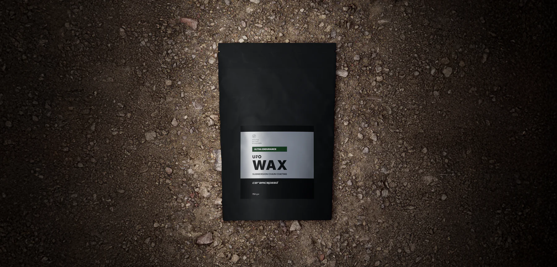 Wosk CeramicSpeed UFO RELAUNCH Wax Ultra Endurance 750g Bag 2500x1200px_UFO_WAX_Bag_750g_Hotspot