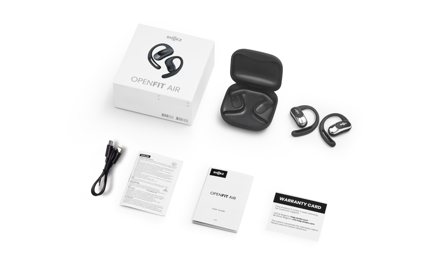 Słuchawki Shokz OpenFit Air BLACK black-8.2jpg