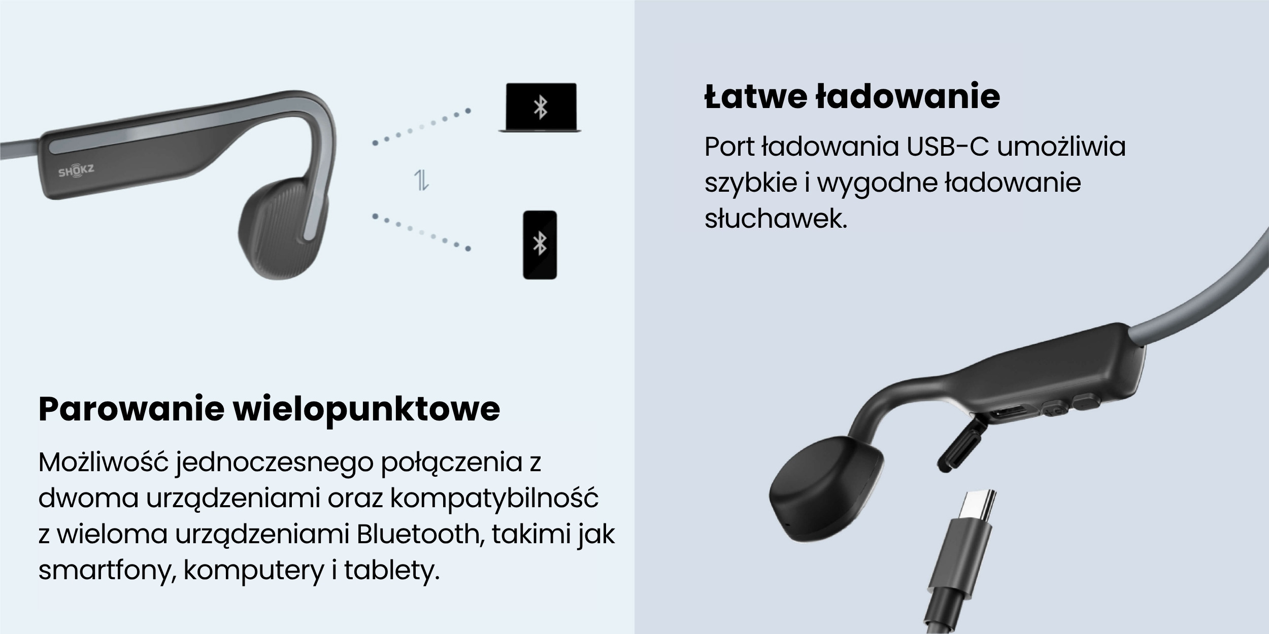 Słuchawki Shokz OpenMove BLUE 5