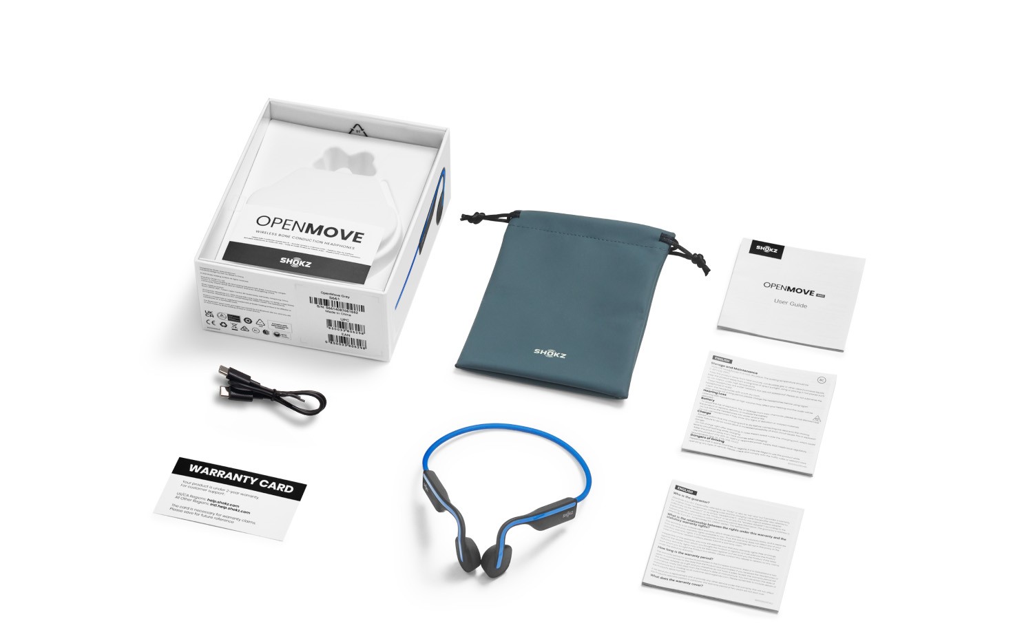 Słuchawki Shokz OpenMove BLUE blue-10.2
