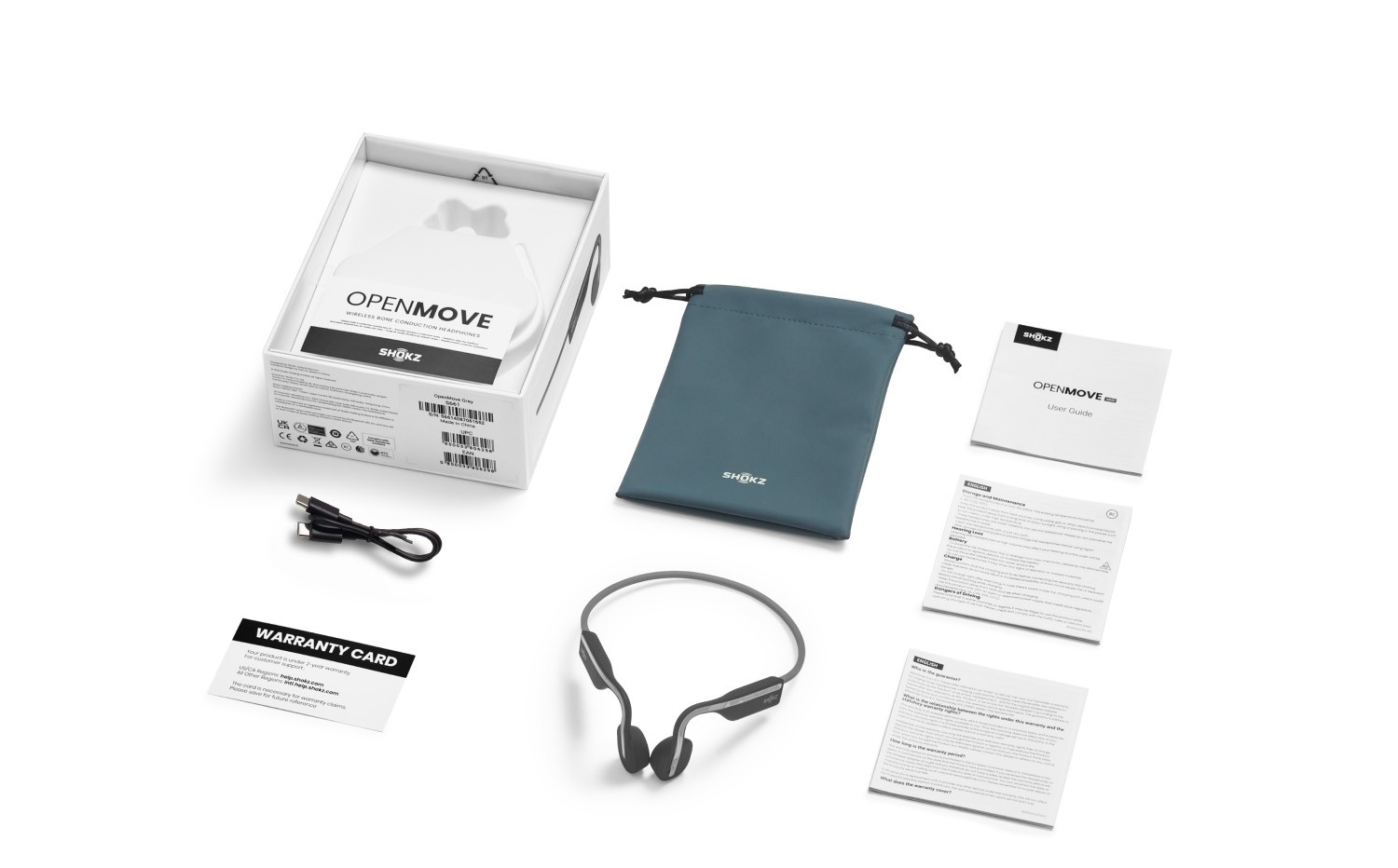 Shokz OpenMove GREY grey-10.2
