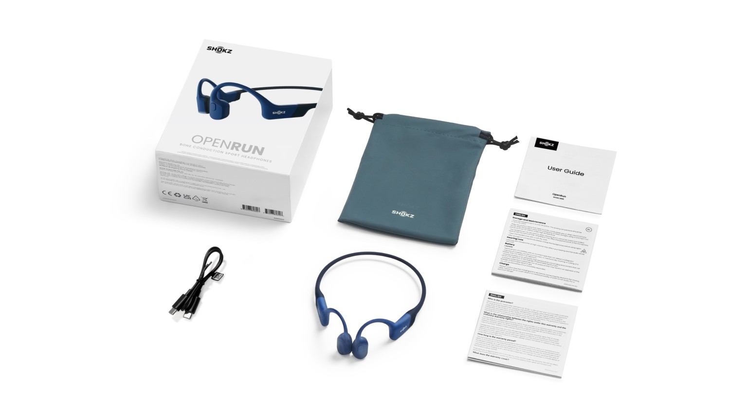 Shokz OpenRun BLUE USB-C blue-10.2.a