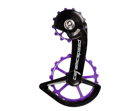 Wózek Przerzutki CeramicSpeed OSPW Shimano 9250/8150 Series Cerakote Purple Coated