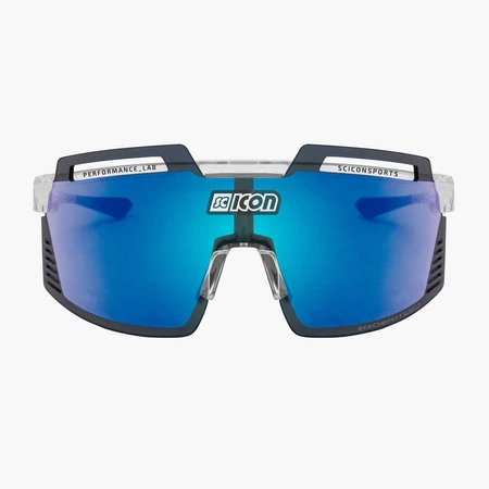 Okulary SCICON AEROWATT FOZA Crystal Gloss - SCNPP Multimirror Blue
