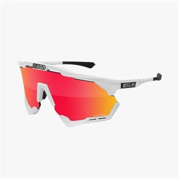 Okulary SCICON AEROSHADE XL White Gloss/White - SCNPP Multimirror Red