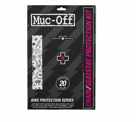 MUC-OFF ZESTAW NAKLEJEK OCHRONNYCH NA TYLNY WIDELEC Chainstay Protection Kit - Punk