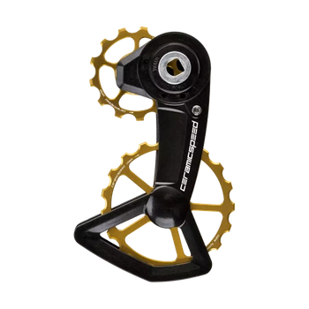 Wózek Ceramicspeed OSPW X SRAM Alt Red/Force/Rival AXS XPLR Gold Coated