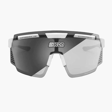 Okulary SCICON AEROWATT White Gloss - SCNPP Photochromic Silver