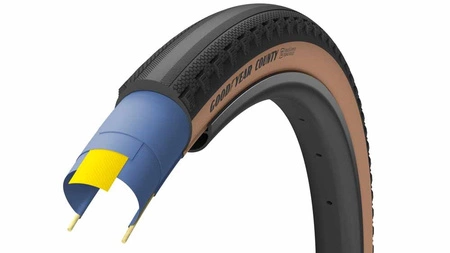 Opona GOODYEAR - County Ultimate Tubeless Complete 700x40/40-622 k. Blk/Tan