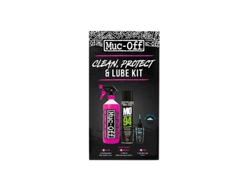 MUC-OFF ZESTAW MYCIE, OCHRONA, SMAROWANIE NA MOKRE WARUNKI Clean, Protect and Lube Kit (Wet Lube version)