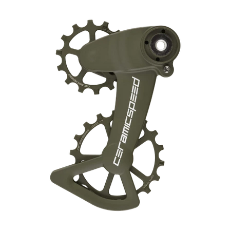 Wózek Przerzutki CeramicSpeed OSPW X SRAM Eagle Mechanical Cerakote Military Olive Coated