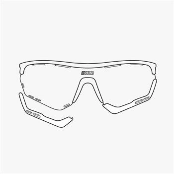 Białe oprawki dolne SCICON SPRINT TPE