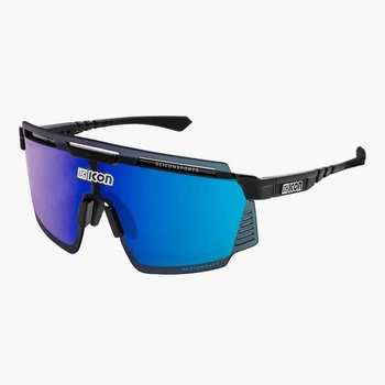 Okulary SCICON AEROWATT Black Gloss - SCNPP Multimirror Blue