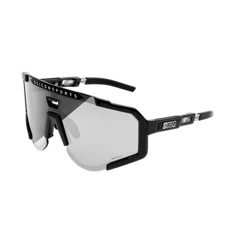Okulary SCICON AEROSCOPE Black Gloss - SCNPP Photocromic Silver
