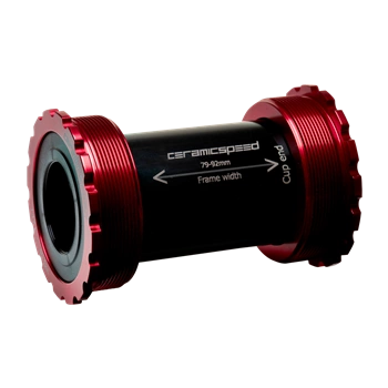 Suport CeramicSpeed T47/86 SRAM DUB  Czerwony Coated