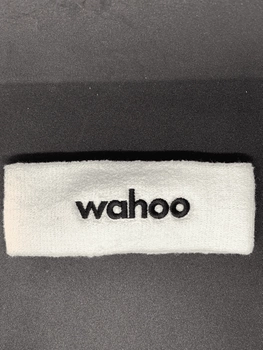 Opaska WAHOO Terry Cloth Sweatband Biała