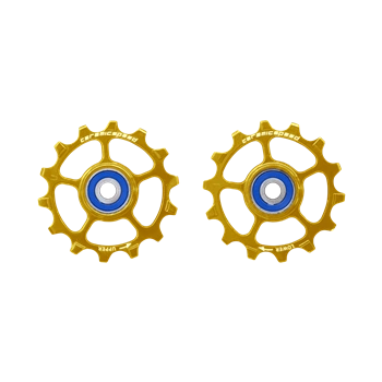 Kółka Przerzutki CeramicSpeed Shimano 12s XT/XTR MTB Złote Coated