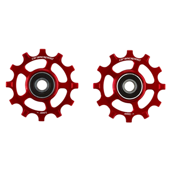 Kółka Przerzutki CeramicSpeed Shimano 11s 12z NW 9100/8000/XT/XTR Czerwone Coated