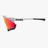Okulary SCICON AEROSHADE XL Crystal Gloss/Black - SCNPP Multimirror Red