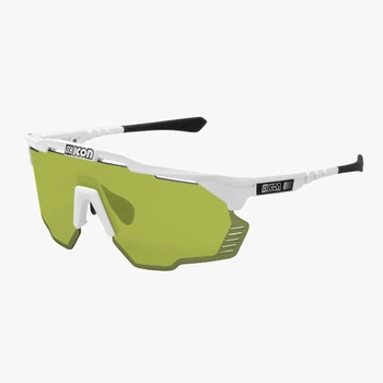 Okulary SCICON AEROSHADE KUNKEN White Gloss - SCNPP Green Trail