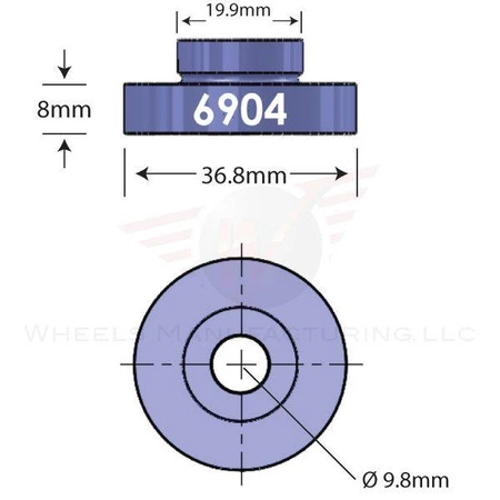 Kształtka Do Serwisu Łożysk WheelsMFG 6904