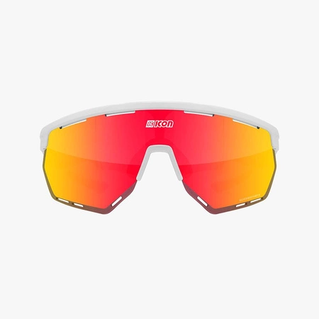 Okulary SCICON AEROWING White Gloss - SCNPP Multimirror Red