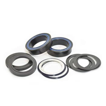 Suport WheelsMFG PressFit 86/92 oś 30mm, łożyska dwurzędowe black oxide