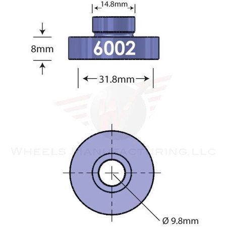 Kształtka Do Serwisu Łożysk WheelsMFG 6002