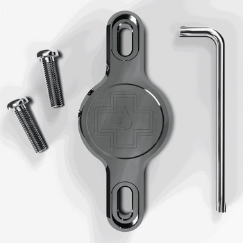 MUC-OFF URZĄDZENIE ŚLEDZĄCE AIRTAG Secure Tag Holder - Grey V2