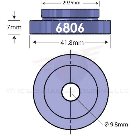 Kształtka Do Serwisu Łożysk Suportu WheelsMFG 6806