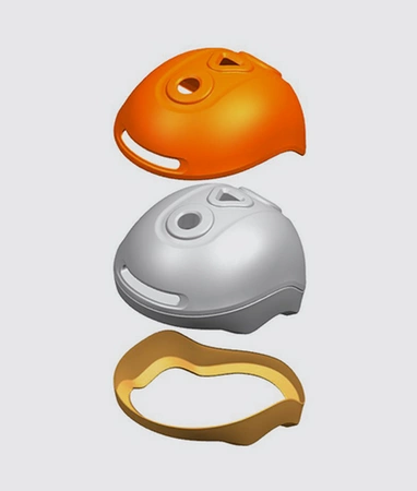 Kask rowerowy HJC GLEO MT BLUE WHITE