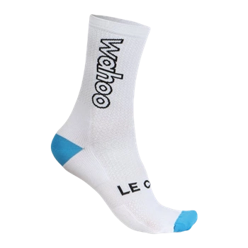 Skarpety LE COL OUTLINE WAHOO Cycling Socks Białe