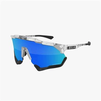 Okulary SCICON AEROSHADE XL Crystal Gloss/Black - SCNPP Multimirror Blue