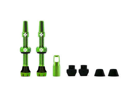 MUC-OFF WENTYLE TUBELESS 44MM ZIELONE Tubeless Valves/44mm/Green V2