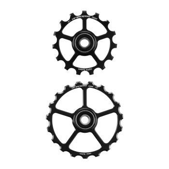 Zamienne Kółka Przerzutki CeramicSpeed 15+19 Czarne Coated