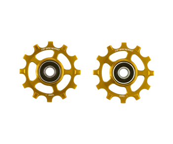 Kółka Przerzutki CeramicSpeed Shimano 11s 12z NW 9100/8000/XT/XTR Złote Coated