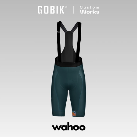 Spodenki Kolarskie Gobik Absolute Solid Men WAHOO Custom Oceanic Blue