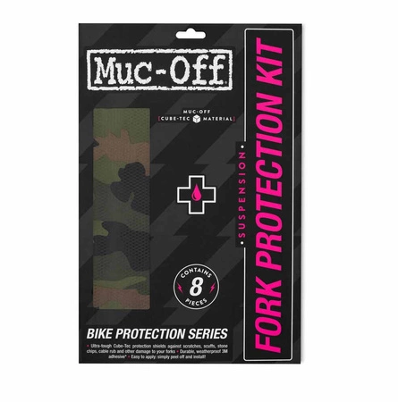 MUC-OFF ZESTAW NAKLEJEK OCHRONNYCH NA WIDELEC Fork Protection Kit - Camo