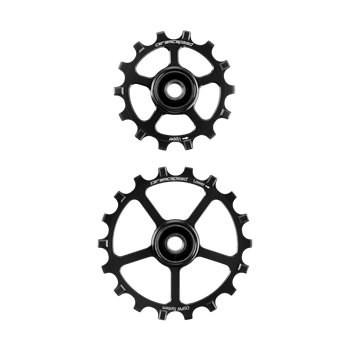 Zamienne Kółka Przerzutki CeramicSpeed 14+18 Czarne Coated