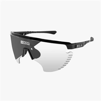 Okulary SCICON AEROWING LAMON Black Gloss - SCNPP Photochromic Silver