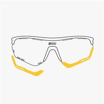 Żółte oprawki dolne SCICON REGULAR TPE