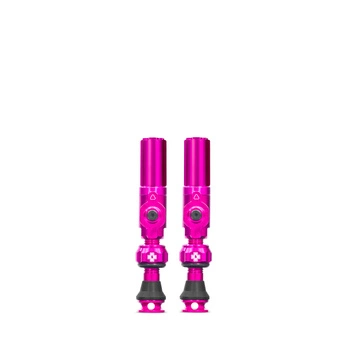 MUC-OFF BIG BORE HYBRID SCHRADER 30mm PINK - Wentyle Bezrdzeniowe Tubeless 30mm Różowe