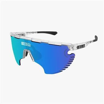 Okulary SCICON AEROWING LAMON Crystal Gloss - SCNPP Multimirror Blue