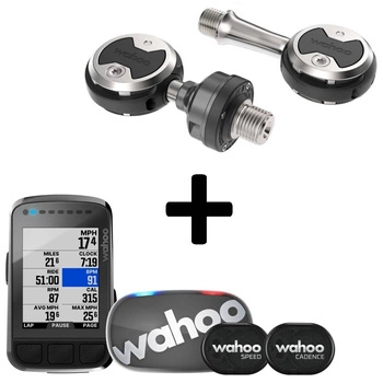 Zestaw Licznik rowerowy GPS WAHOO ELEMNT BOLT v2 Bundle + Pedały POWRLINK Zero Left