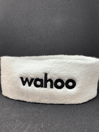 Opaska WAHOO Terry Cloth Sweatband Biała