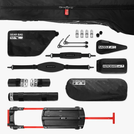 Torba transportowa na rower triathlonowy / czasowy SCICON AEROCOMFORT 3.0 TRIATHLON TSA Czarna