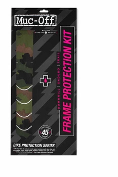 MUC-OFF ZESTAW NAKLEJEK OCHRONNYCH NA RAMĘ Frame Protection Kit - DH/ENDURO/TRAIL - Camo
