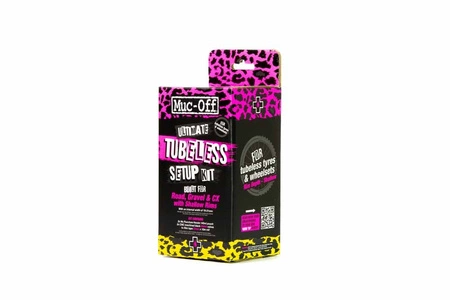 MUC-OFF KOMPLETNY ZESTAW TUBLESS SZOSA/GRAVEL Road/Gravel Tubeless Setup Kit 44mm