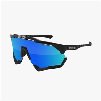 Okulary SCICON AEROSHADE XL Black Gloss/Black - SCNPP Multimirror Blue