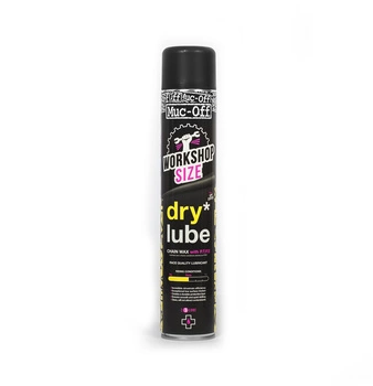 MUC-OFF SMAR DO ŁAŃCUCHA Z WOSKIEM SERWISOWY W SPRAYU Dry PTFE Chain Lube Workshop size 750ml
